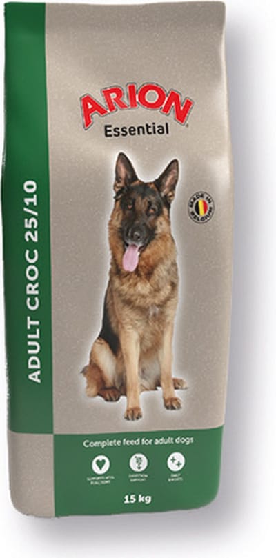 Arion Essential Croc - Hondenvoer Compleet - Complete Hondenvoeding Droogvoer - Premium Kwaliteit - Alle Rassen - 15kg