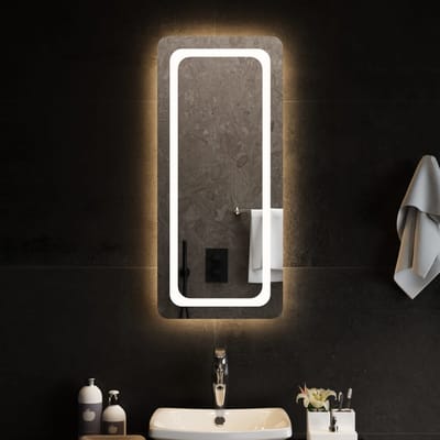 vidaXL - Badkamerspiegel - LED - 40x90 - cm