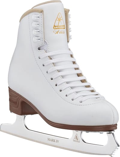 Jackson - Artiste - Kunstschaatsen - Schaatsen - Dames - Wit - Premium Support & RVS IJzer - Maat EU 37