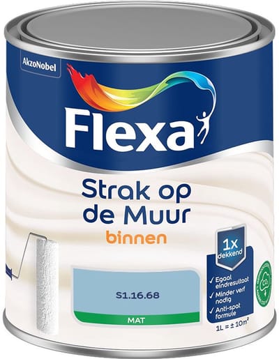 Flexa - Strak Op De Muur Binnen Mat - S1.16.68 - Mengverf - 1 L
