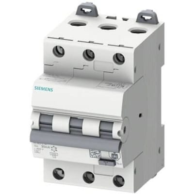 Siemens 5SU13366FP16 Aardlekschakelaar/zekeringautomaat Afmeting zekering = 3 3-polig 16 A 0.03 A