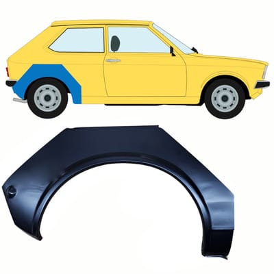 Reparatiepaneel achterspatbord voor Volkswagen Polo 1975-1981 / Rechts