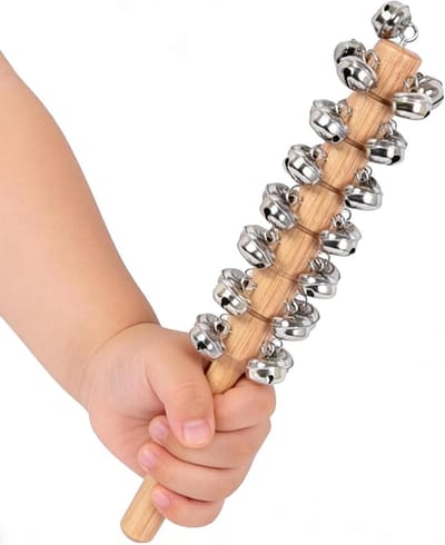 Muzikale belletjes - Percussie instrument - Ritme leren - 29 lagen bellen - 30 cm - Uniek kenmerk