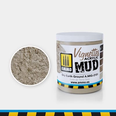 AMMO by Mig Jimenez Modelbouwdecoratie - MIG 2151 Dry Earth Ground - Vignettes Acrylic - 100ml Effecten potje