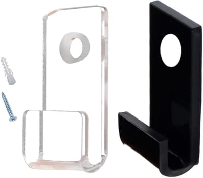 Wandhouders Platen - Album Displays - Muziek Collectie - Stevig Acryl - 30 Stuks - Zwart