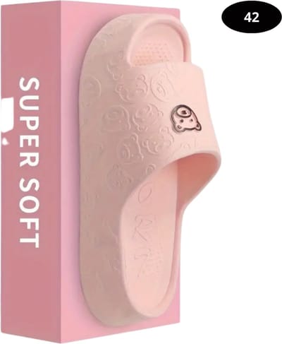 Livano Badslippers Dames & Heren - Comfortabel - Flip Flops - Sauna - Zomer - Roze - Maat 44