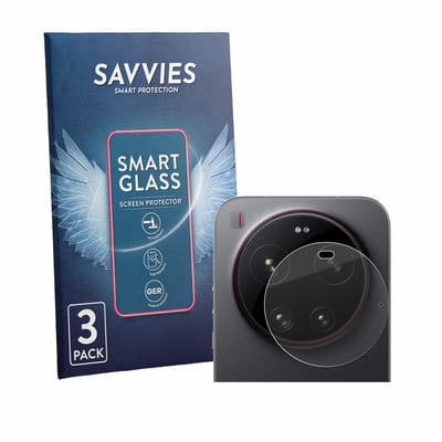 3 Stuks Savvies Screenprotector - geschikt voor Xiaomi 17 Ultra (ALLEEN Camera) - beschermfolie glas transparant
