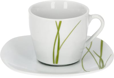 Espressokopje met Bali espressoschotel