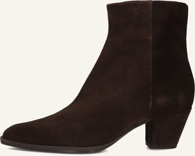 Unisa Lanza Enkellaarsjes - Enkelboots met rits - Dames - Bruin - Maat 36
