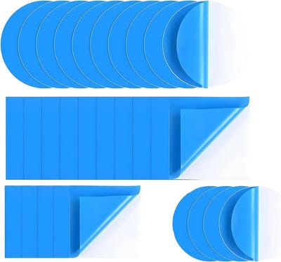 30 stuks - reparatieset zwembad - zwembad folie - zelfklevende reparatiepatches - zelfklevend reparatiepatch - zelfklevend reparatiedoek - zwembadreparatiestickers - Reparatiepatch - 15 vierkanten en 15 cirkels