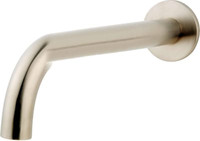 Wiesbaden Caral baduitloop rond 25 cm 1/2'' geborsteld staal