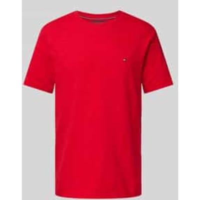 T-shirt met labelstitching