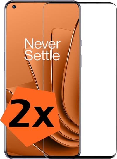 Screenprotector - 2 Stuks - Geschikt voor OnePlus 10 Pro - Full Cover - Gehard Glas - Beschermglas - Tempered Glass - Screen Protector