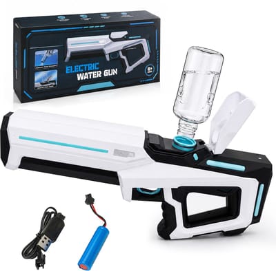 Elektrisch waterpistool - Automatisch Waterpistool - Oplaadbaar - Groot - Krachtig 8m Bereik - Elektrisch - Waterspeelgoed