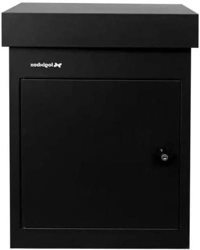 Multibox-M Grote Pakketbrievenbus – Ruime en Veilige Oplossing voor Post en Pakketten, Weerbestendig Staal, Geschikt voor Middelgrote tot Grote Pakketten (Stardust Black)