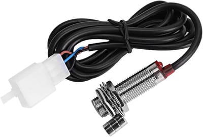 Motorfiets Toerenteller Kabel - Snelheidsmeter Sensor - Motor Informatie Weergeven - Met 3 Magneten - 124 cm - Zwart