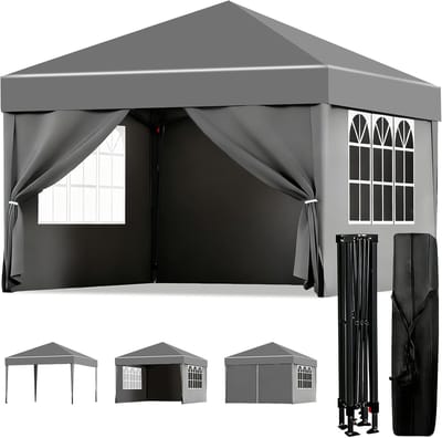 Easy up Partytent - Paviljoen - Grijs