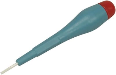 Keramische Schroevendraaier - Precisie Gereedschap - Elektronica Reparatie - Antistatisch Geïsoleerd - 1.5 mm Punt - Turquoise