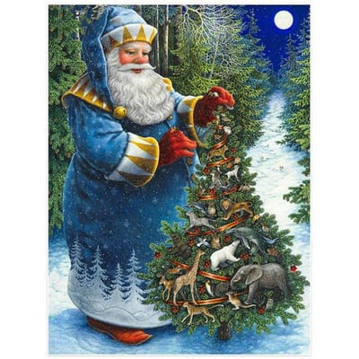 Diamant schilderij kerst woondecoratie diamant mozaïek kruissteek diamant borduurwerk 20X30CM gray