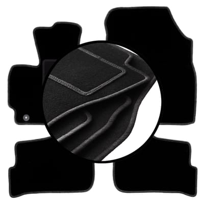 Complete set veloursmatten voor: Mitsubishi Space Star II hatchback (2013-)