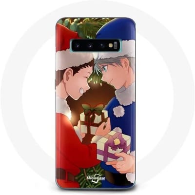 Coque - Maniacase - Samsung Galaxy S10 - Noir - Souple - Anime Karma et Nagisa noir
