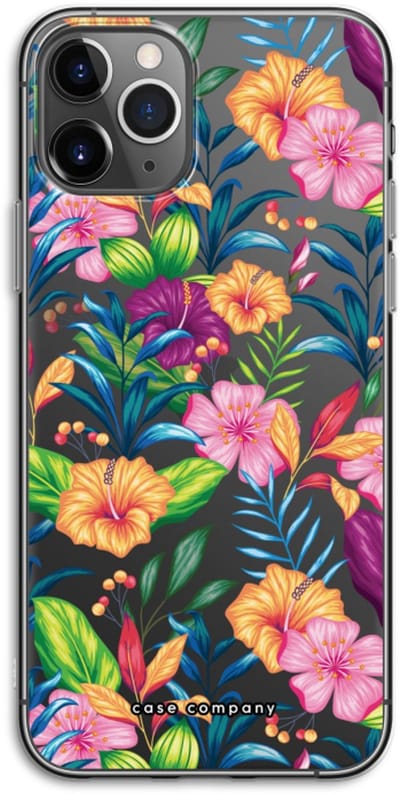 Case Company® - Hoesje geschikt voor iPhone 11 Pro hoesje - Tropisch 2 - Soft Cover Telefoonhoesje - Bescherming aan alle Kanten en Schermrand