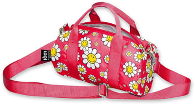 LOQI Weekender Small - Flowers Raspberry gerecycled