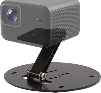 Projector standaard - Beamer houder - Thuisbioscoop creëren - Opvouwbaar metalen ontwerp - 16x16x9 cm - Zwart