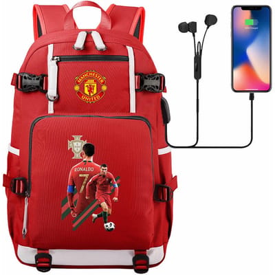 3-delige Schoolrugzakset voor Studenten Grote Capaciteit Oxford Stof Schooltas met Schouderband en Etui 48CMX30CMX15CM