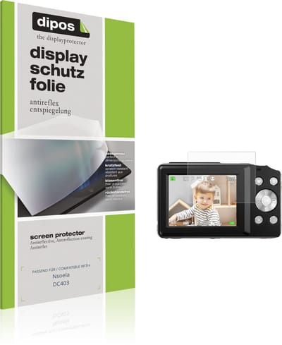 dipos – 4x Matte Beschermfolie geschikt voor Nsoela DC403 | Krasbestendige & antireflecterende Screenprotector Ultra-Thin