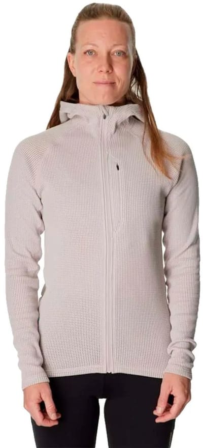 Houdini Pace Flow Fleece Met Kap Beige M Vrouw