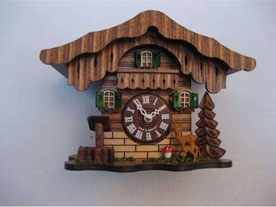 Engstler - 154 Q - Wandklok met slinger - Quartz