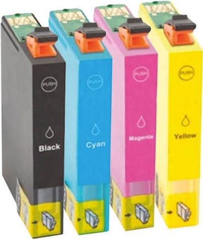 18XL (T1815) Zwart + Alle Kleuren Huismerk Cartridges | Compatible met Epson Expression Home XP 102, Epson Expression Home XP 202, Epson Expression Home XP 205, Epson Expression Home XP 212, Epson Expression Home XP 215, Epson Expression Home XP 225