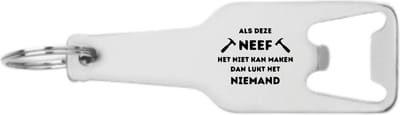 Akyol - als deze neef het niet kan maken dan lukt het niemand flesopener - Neef - familie mensen met een neef - cadeau - 105 x 25mm