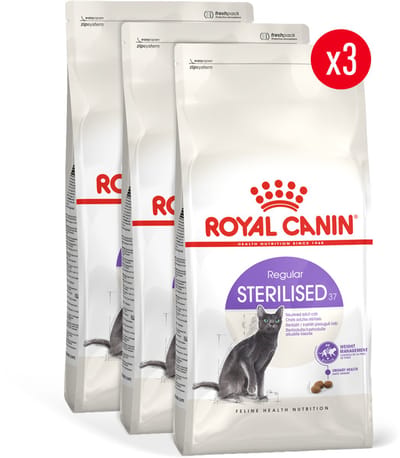 Royal Canin Sterilised 37 - 3 x 4 kg