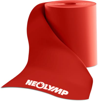NEOLYMP Rode weerstandsband op rol – zachte weerstand voor activatie