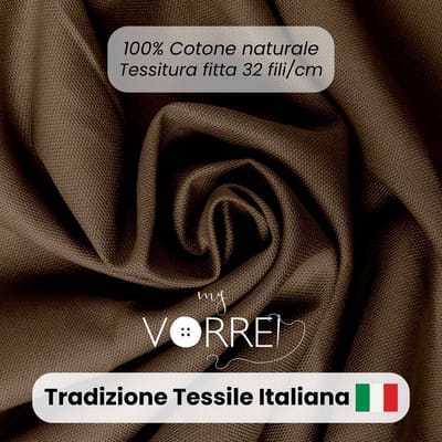 Tafelkleed Katoen - Keukentextiel - Eettafel Decoratie - Gemaakt in Italië - 180x180 cm - Hazelnoot