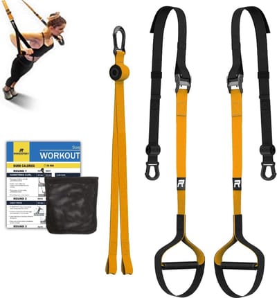 Sling Trainer Sling Trainer Set met deuranker instelbaar fitness thuis suspensie - geschikt voor onderweg en voor training binnen en buiten