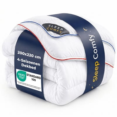 Sleep Comfy Thermo Balance Series - Hotel Kwaliteit 4 Seizoenen Dekbed - 200x220 cm - Anti Allergie Dekbed Met Twee Delen - 3 in 1 Dekbed - Comfort & Ademend - Tweepersoons Dekbed- Zomerdekbed & Winterdekbed