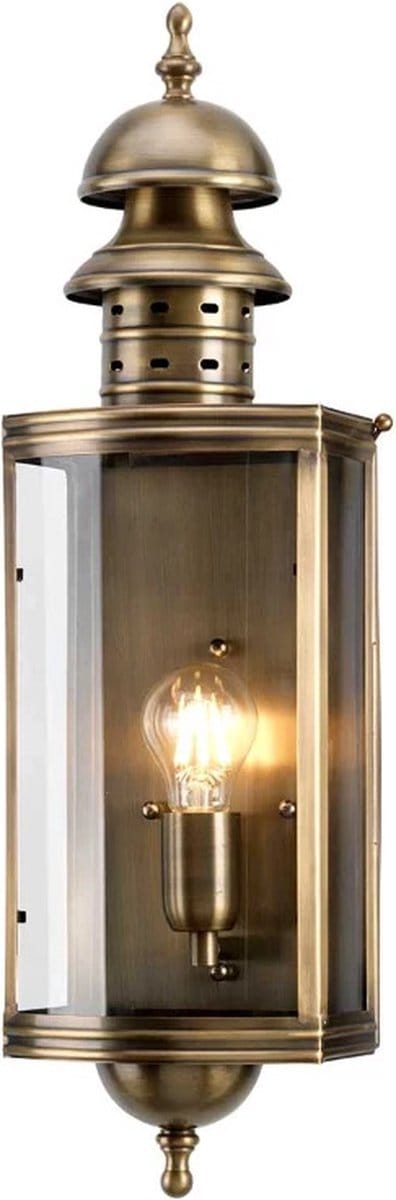 Bohemian Wandlamp - Steady Lighting -  - Bohemian - E27 - L: 13cm - Voor Buiten - Woonkamer - Eetkamer - Brons