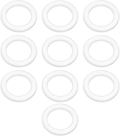 Dailygoods- Carterplug Aluminium 10 Stks - Olie Afvoer Plug - Pakking 18mm x 12mm x 1.5mm - Compatibel met Aprilia AF1 125 - Schokbestendig - Duurzaam - Oliepakkingen