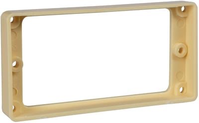 WSC Partsland MT20R-CREAM Humbucker-Rahmen Bridge Cream - Gitaaronderdeel