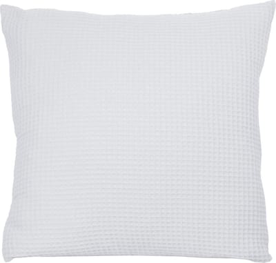 BINK Bedding Sierkussen Wafel (Pique) Wit 50 x 50 incl vulling