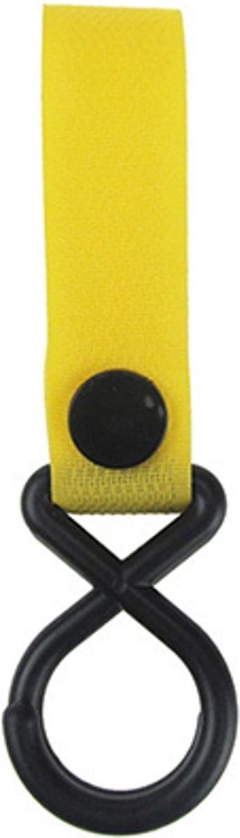 3 Stuks Handige Buggy Haak - Kinderwagen Haak - Geel - Organizer - Opberger - Drager - 13cm