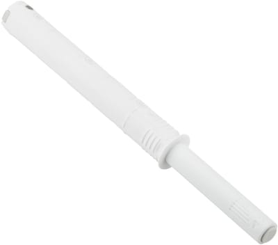 1 stuk SOTECH Deurdemper K-Push Push-To-Open met rubberen punt (Uitstootweg: 37 mm) wit voor Meubelscharnieren met veren Meubeldeurdempers voor greeploze Meubelfronten Drukopener