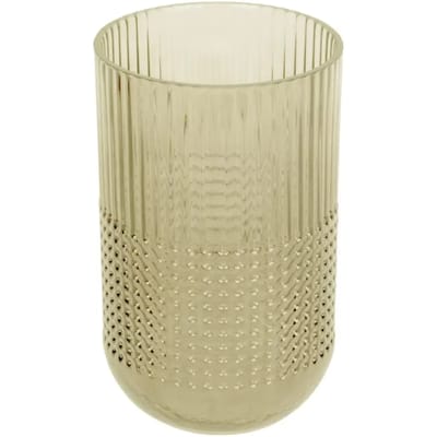 Present Time Vaas Attract - Large - Glas Mosgroen - Ø15x30cm - Modern