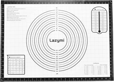 Thijox - Grote Anti-Aanbak Siliconen Bakmat, Antislip Deegmat 71 x 51 cm, BPA-Vrij, Geschikt voor Fondant, Pizza en Brood, Oven- en Vaatwasserbestendi