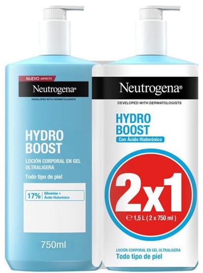 Hydro Boost Body Gel Lotion Verpakking 2 X 750 ml