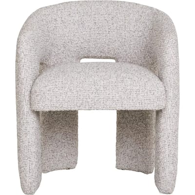 Eetkamerstoel Naturel - Polyester - 66x59x78 cm - Eetkamerstoel Monroe - House Nordic