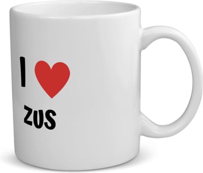 Akyol - i love zus koffiemok - theemok - Zus - de liefste zus - verjaardag - cadeautje voor zus - zus artikelen - kado - geschenk - 350 ML inhoud